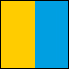 gelb blau